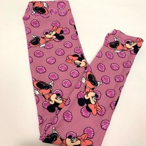 Kids L/XL DISNEY Minnie LuLaRoe leggings NWT